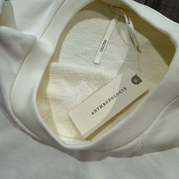 NWT By Anthropologie Twofer Sweatshirt M - Picture 9 of 9